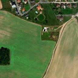 Satellite imagery of sv. Anna [Tábor - Měšice] chaple t., CZ