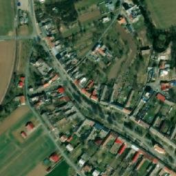 Satellite imagery of [Lobodice] church t., CZ