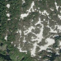 Satellite imagery of Coquitlam Mountain, CA