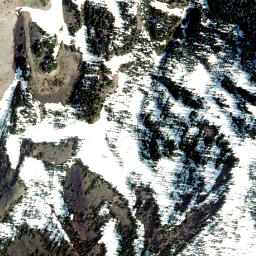 Satellite imagery of North Kootenay Pass, CA