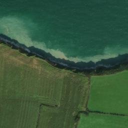 Satellite imagery of Pointe du Hoc, FR