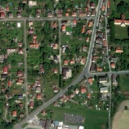 Satellite imagery of [Opařany] church t., CZ