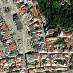 Satellite imagery of Sv. Jakub [Jihlava] church outlook t., CZ