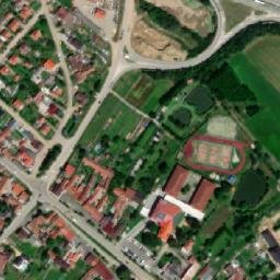 Satellite imagery of [Měřín] church t., CZ