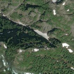 Satellite imagery of Coquitlam Mountain, CA