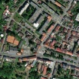 Satellite imagery of Apex [Kdyně] heating plant chimney, CZ