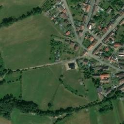 Satellite imagery of [Plánice] church t., CZ