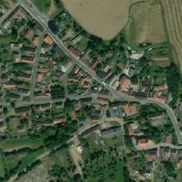 Satellite imagery of [Plánice] church t., CZ