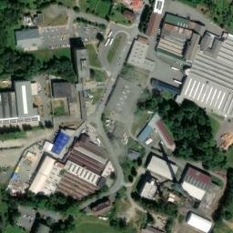Satellite imagery of Apex [Kdyně] heating plant chimney, CZ