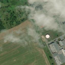 Satellite imagery of [Klatovy] creamery chimney, CZ