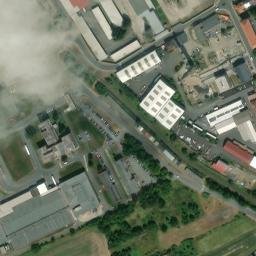 Satellite imagery of [Klatovy] creamery chimney, CZ