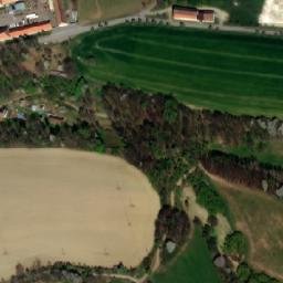 Satellite imagery of [Radenín-Hroby] church t., CZ