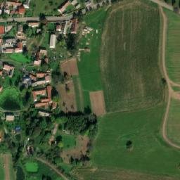 Satellite imagery of [Křeč] church t., CZ