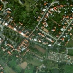 Satellite imagery of [Křižanov] church t., CZ