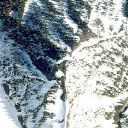 Satellite imagery of Hellebeke Mountain, CA