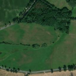 Satellite imagery of Nicov [Plánice] church t., CZ