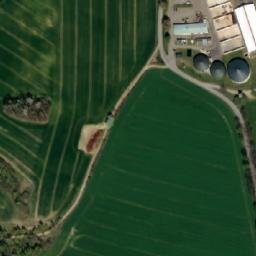Satellite imagery of [Radenín-Hroby] church t., CZ