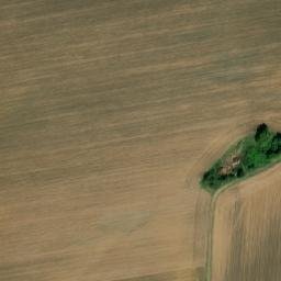 Satellite imagery of [Křeč] church t., CZ