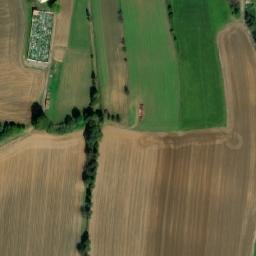 Satellite imagery of [Křeč] church t., CZ