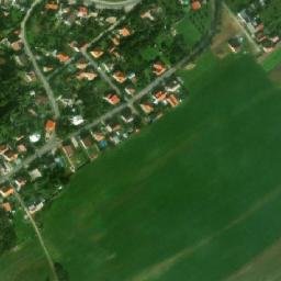 Satellite imagery of [Křižanov] church t., CZ