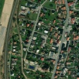 Satellite imagery of [Jablůnka] evang. church t., CZ