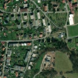 Satellite imagery of [Jablůnka] evang. church t., CZ