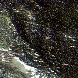 Satellite imagery of North Kootenay Pass, CA