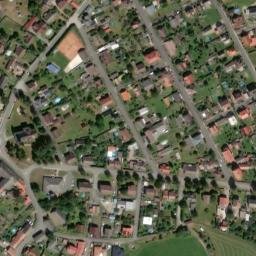 Satellite imagery of sv.Anna [Bezděkov u Klatov] church t., CZ