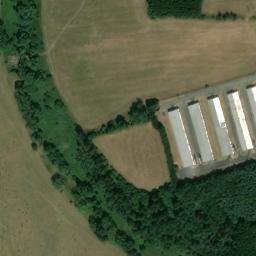 Satellite imagery of Nicov [Plánice] church t., CZ