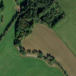 Satellite imagery of [Lidmaň] church t., CZ