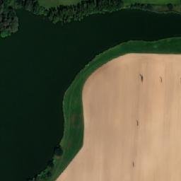 Satellite imagery of [Bernartice u Milevska] church t., CZ