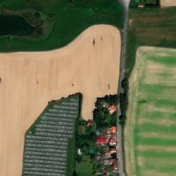 Satellite imagery of [Bernartice u Milevska] church t., CZ