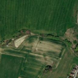 Satellite imagery of [Radenín] church t., CZ