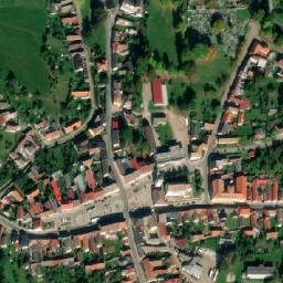 Satellite imagery of [Černovice u Tábora] belfry, CZ
