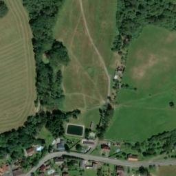 Satellite imagery of [Loučim] church t., CZ