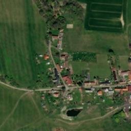Satellite imagery of [Radenín] church t., CZ