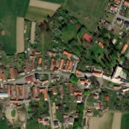 Satellite imagery of [Radenín] church t., CZ
