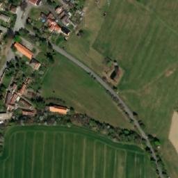 Satellite imagery of [Radenín] church t., CZ