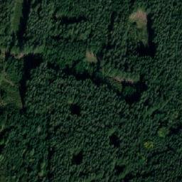 Satellite imagery of sv.Anna [Vlčeves] pilgrimage church sanctus t., CZ