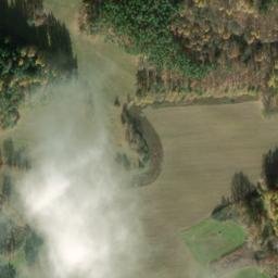 Satellite imagery of [Lažany u Doubravice] castle t., CZ