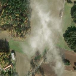 Satellite imagery of [Lažany u Doubravice] castle t., CZ