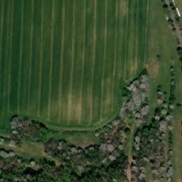 Satellite imagery of [Radenín] church t., CZ