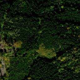 Satellite imagery of Huťský vrch, CZ