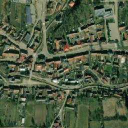 Satellite imagery of [Kamenice] church t., CZ