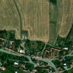 Satellite imagery of [Krásensko] church t., CZ