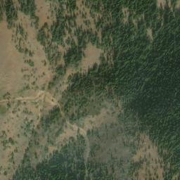Satellite imagery of Dividend Mountain, CA