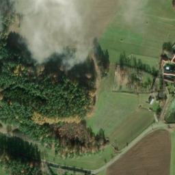 Satellite imagery of [Lažany u Doubravice] castle t., CZ