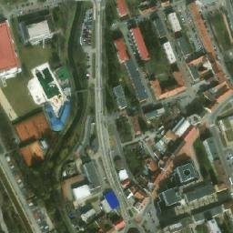 Satellite imagery of [Blansko] church outlook t., CZ