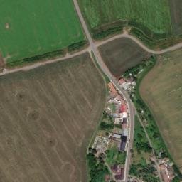 Satellite imagery of [Hruška] church t., CZ