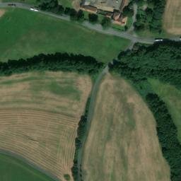 Satellite imagery of Trinity [Mochtín-Kocourov] chapel sanctus t., CZ